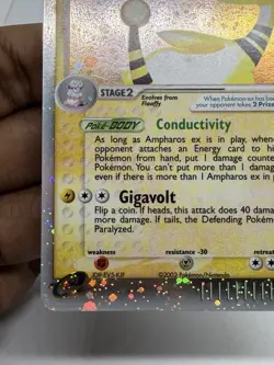 Pokemon Ampharos EX Dragon Holo Ultra Rare Card 89/97~MINT! PERFECT TAIL SWIRL🌀 - Image 5