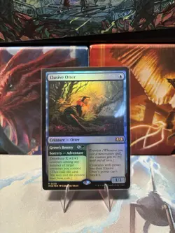 Elusive Otter #225 (Foil) Wilds of Eldraine Set, Magic: The Gathering - Image 1