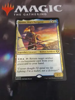 Mtg. Hanna, Ship's Navigator - Foil. Commander Masters. Pack Fresh - Image 1