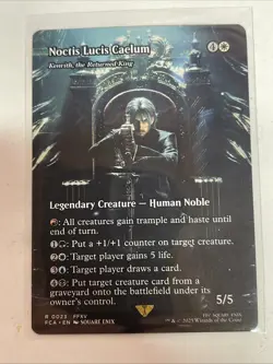 Final Fantasy Noctis Lucis Caelum Kenrith, the Returned King Showcase #23 Rare - Image 1