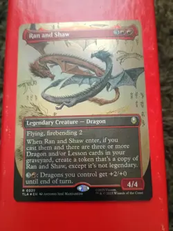 Ran and Shaw 325 Foil (Borderless) MTG Avatar: The Last Airbender - Image 1