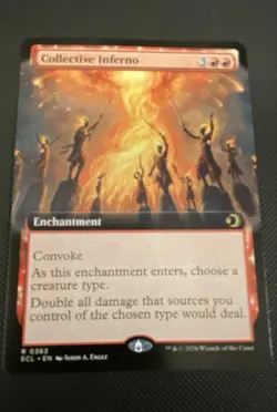 Collective Inferno (Extended Art) Lorwyn Eclipsed MTG - Image 1