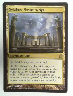 Nykthos, Shrine to Nyx Theros Regular LIGHTLY PLAYED - Image 1