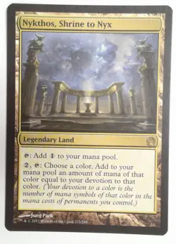 Nykthos, Shrine to Nyx Theros Regular LIGHTLY PLAYED - Image 3