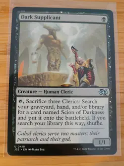 MTG Dark Supplicant 0418 J25 Foundations M/NM Free UK P&P - Image 1