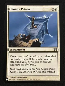 1x MTG Ghostly Prison - The List Reprints (LIST) (CHK) #10 - Magic the Gathering - Image 1