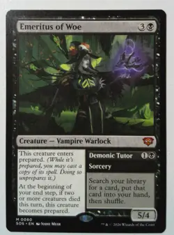 Emeritus of Woe *Mythic Rare* Magic MtG x1 Secrets of Strixhaven - Image 1