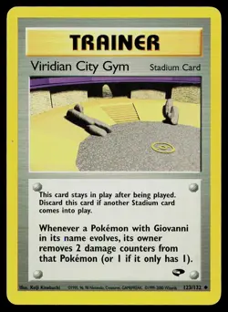 Pokemon Card Gym Challenge Viridian City Gym 123/132 Uncommon - Image 1
