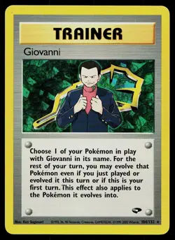 Pokemon Card Gym Challenge Giovanni 104/132 Rare - Image 1