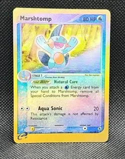 Marshtomp - EX Ruby & Sapphire 41/109 2003 - E Reader - Pokemon - Reverse Holo - Image 1