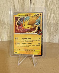 Team Rocket's Zapdos Cosmos Holo SWIRL Destined Rivals Promo 070/182 Pokemon TCG - Image 1