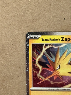 Team Rocket's Zapdos Cosmos Holo SWIRL Destined Rivals Promo 070/182 Pokemon TCG - Image 4