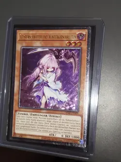 Yugioh! Ghost Reaper And Winter Cherries Ultimate Rare OP20-DE001 Near Mint - Image 2