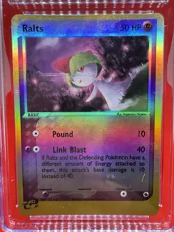 2003 Ralts 68/109 Reverse Holo EX Ruby & Sapphire Pokemon TCG CGC NM+ 7.5 - Image 3