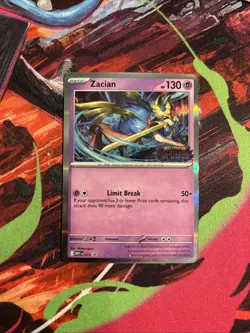 Zacian MEP 015 Phantasmal Flames Stamped Prerelease Pokemon Tcg - Image 1