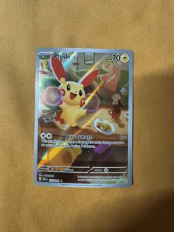 Pokemon TCG Paradox Rift Plusle #193/182 Special Illustration Rare - Image 1