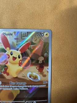 Pokemon TCG Paradox Rift Plusle #193/182 Special Illustration Rare - Image 3