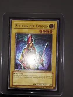 Yugioh! Queens Knight EEN-DE004 Ultimate Rare 1st Edition - Image 1