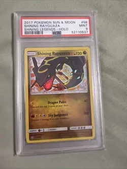 Pokemon Shining Rayquaza Holo 2017 Shining Legends 56/73 PSA 9 - Image 1