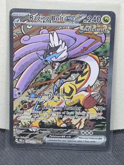 Raging Bolt ex SIR - 166/131 - Pokemon Prismatic Evolutions NM & 5 FULL ART - Image 1