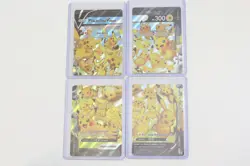 LOT 4 CARTES POKEMON PIKACHU V-UNION PROMO 25 ANS - FR - Image 1