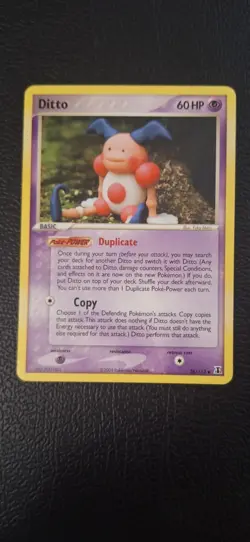 Pokemon Ditto (Mr. Mime) 38/113 EX Delta Species 60 HP Uncommon Regular English - Image 1