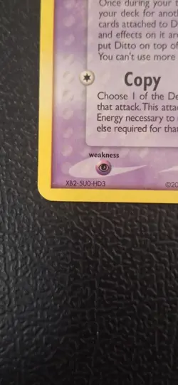 Pokemon Ditto (Mr. Mime) 38/113 EX Delta Species 60 HP Uncommon Regular English - Image 5