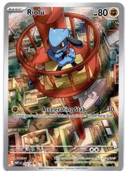 Riolu 010 Pokemon TCG Mega Evolution Promo Holo MINT NM - Image 1