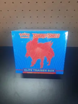 POKEMON TCG SWORD & SHIELD BASE SET ZAMAZENTA ELITE TRAINER BOX FACTORY SEALED - Image 1
