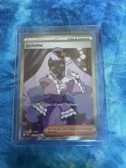 Pokemon Jacinthe Trainer Supporter 110/088 POR Holo Rare Susumu Maeya - Image 1