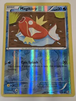 Pokemon TCG Magikarp Reverse Holo 22/83 Generations XY 2016 Near Mint Condition - Image 1
