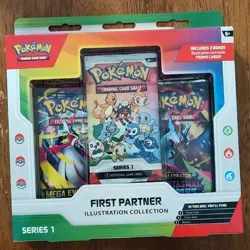 Pokemon First Partner Illustration Collection Series 1 Sealed Box - Image 1