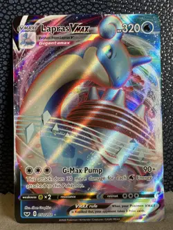 Pokemon TCG Sword & Shield 050/202 - Lapras VMAX - Ultra Rare - NM - Image 1