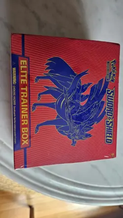 Pokemon Zacian Sword and Shield ETB Elite Trainer Box Factory Sealed - Image 1