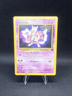 Pokemon TCG Mewtwo 3 WB Movie Promo Stamped 1999 WOTC Regular MP - Image 1