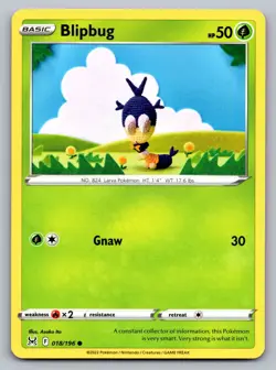 Pokemon TCG SWSH11: Lost Origin Blipbug 018/196 - Image 1