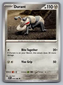 Pokemon TCG SV: White Flare Durant 070/086 - Image 1