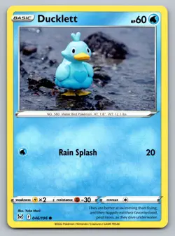 Pokemon TCG SWSH11: Lost Origin Ducklett 046/196 - Image 1