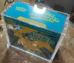 Pokemon Ascended Heroes Elite Trainer Box ETB Sealed and in a acrylic case. - Image 1