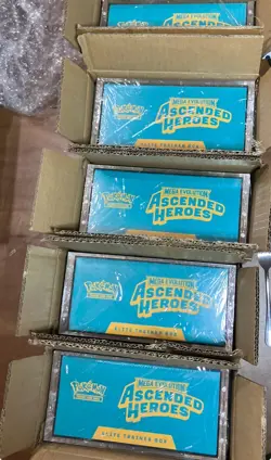 Pokemon Ascended Heroes Elite Trainer Box ETB Sealed and in a acrylic case. - Image 2