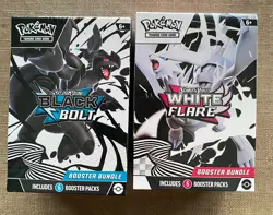 Pokemon TCG White Flare And Black Bolt Booster Bundle Factory Sealed Brand New - Image 1