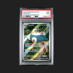 Pokemon 2023 SVP en Snorlax 151 Elite Trainer Box #51 Black Star Promo, PSA 9 - Image 1