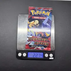 HEAVY! 22.74g Destined Rivals Pokemon TCG Booster (SEALED) - Image 1