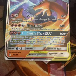 Pokemon TCG Reshiram & Charizard GX 20/214 Tag Team Holo SM Unbroken Bonds NM/M - Image 3