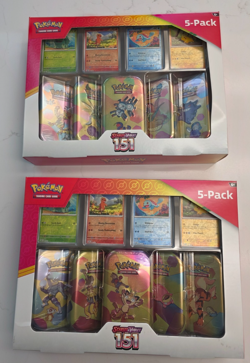 (Lot Of 2) Pokemon 151 Costco Mini Tin Bundle Factory Sealed - Image 1