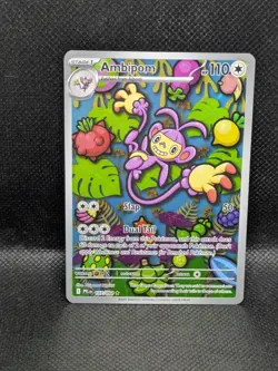 Pokemon ME02: Phantasmal Flames #107/094 Holo Ambipom - Image 1