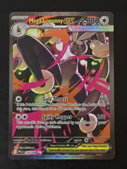 Mega Lopunny EX 128/094 - Phantasmal Flames - Special Illustration Rare Pokemon - Image 1