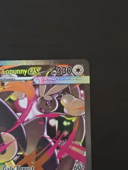 Mega Lopunny EX 128/094 - Phantasmal Flames - Special Illustration Rare Pokemon - Image 3