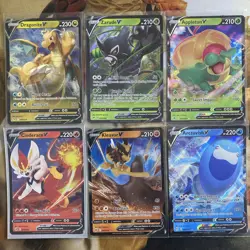 6x Pokemon V Card Bundle - All Near Mint 2020-21-22 - Image 1
