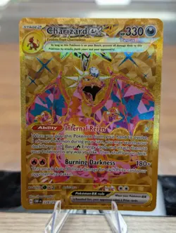 Pokemon TCG Charizard EX Holo Card Sv03: Obsidian Flames 228/197 Free Shipping! - Image 1